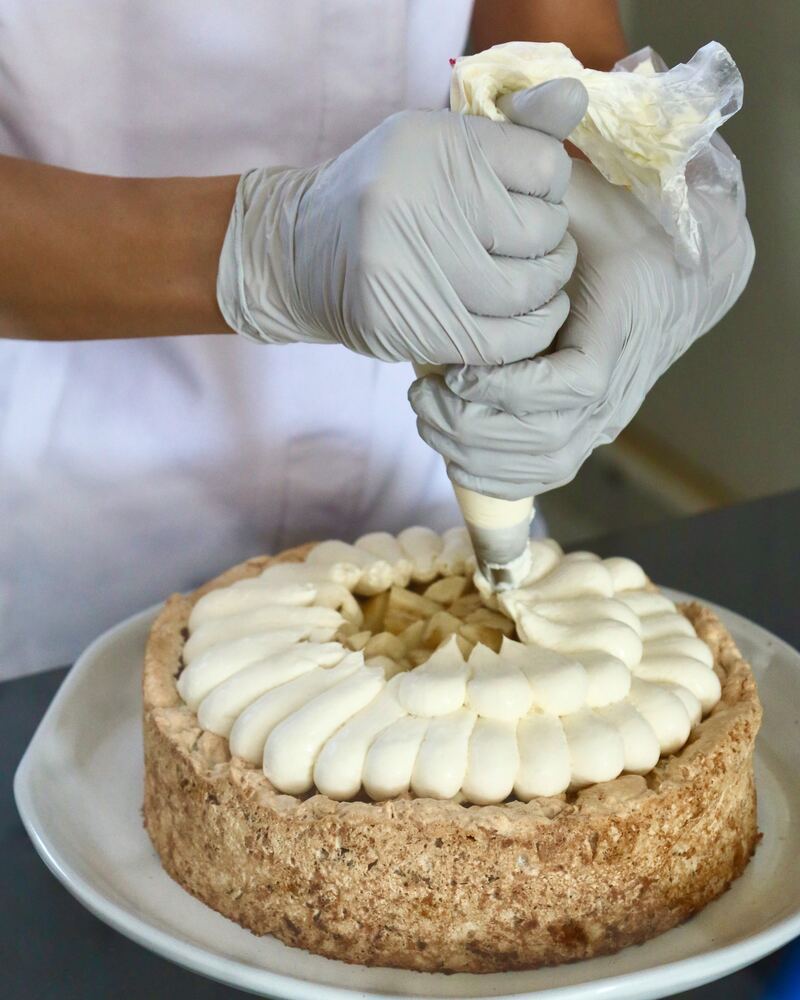 Mostachón de banoffee